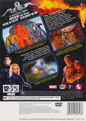 Fantastic Four - Rise of the Silver Surfer box cover back